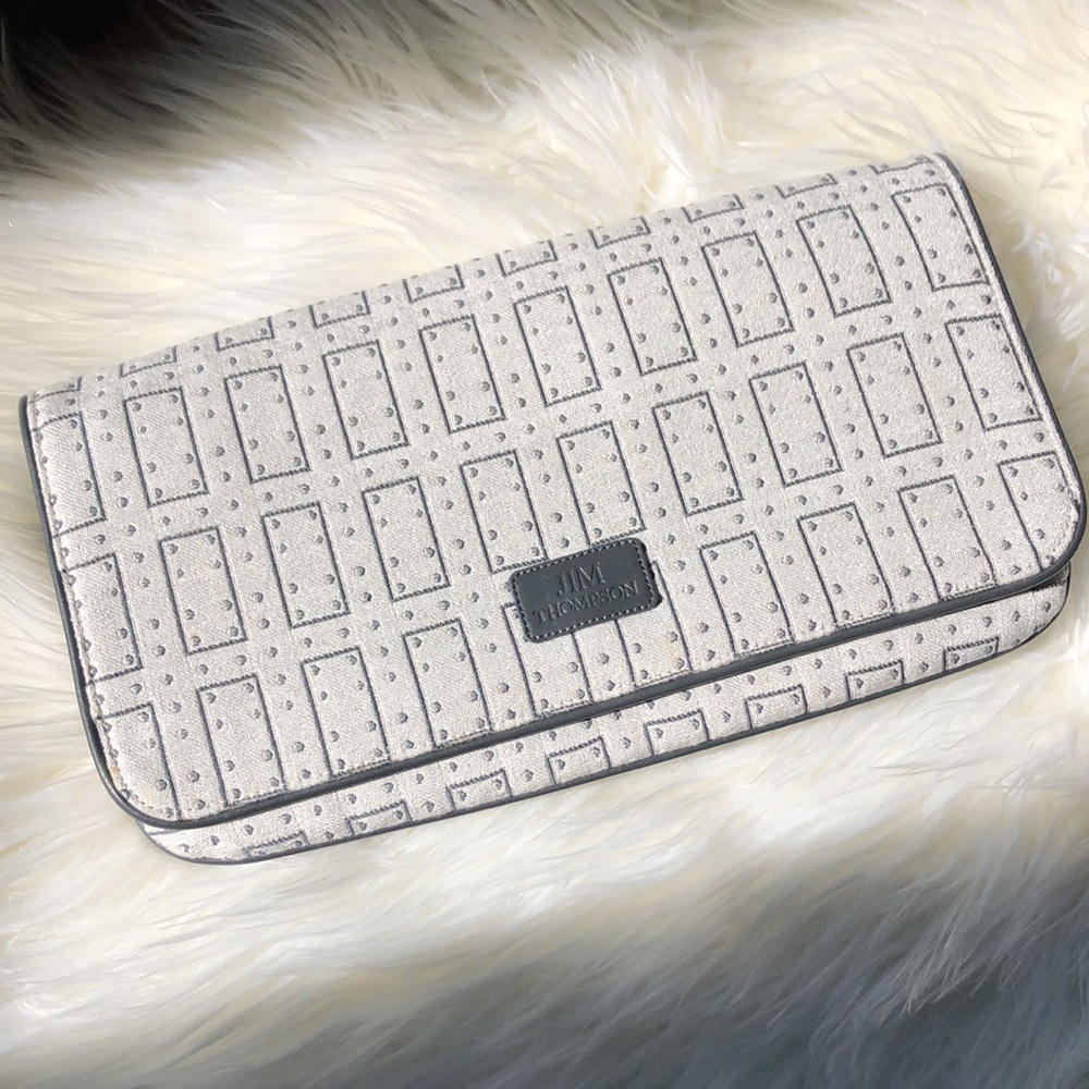 Beautiful Jim Thompson clutch bag
